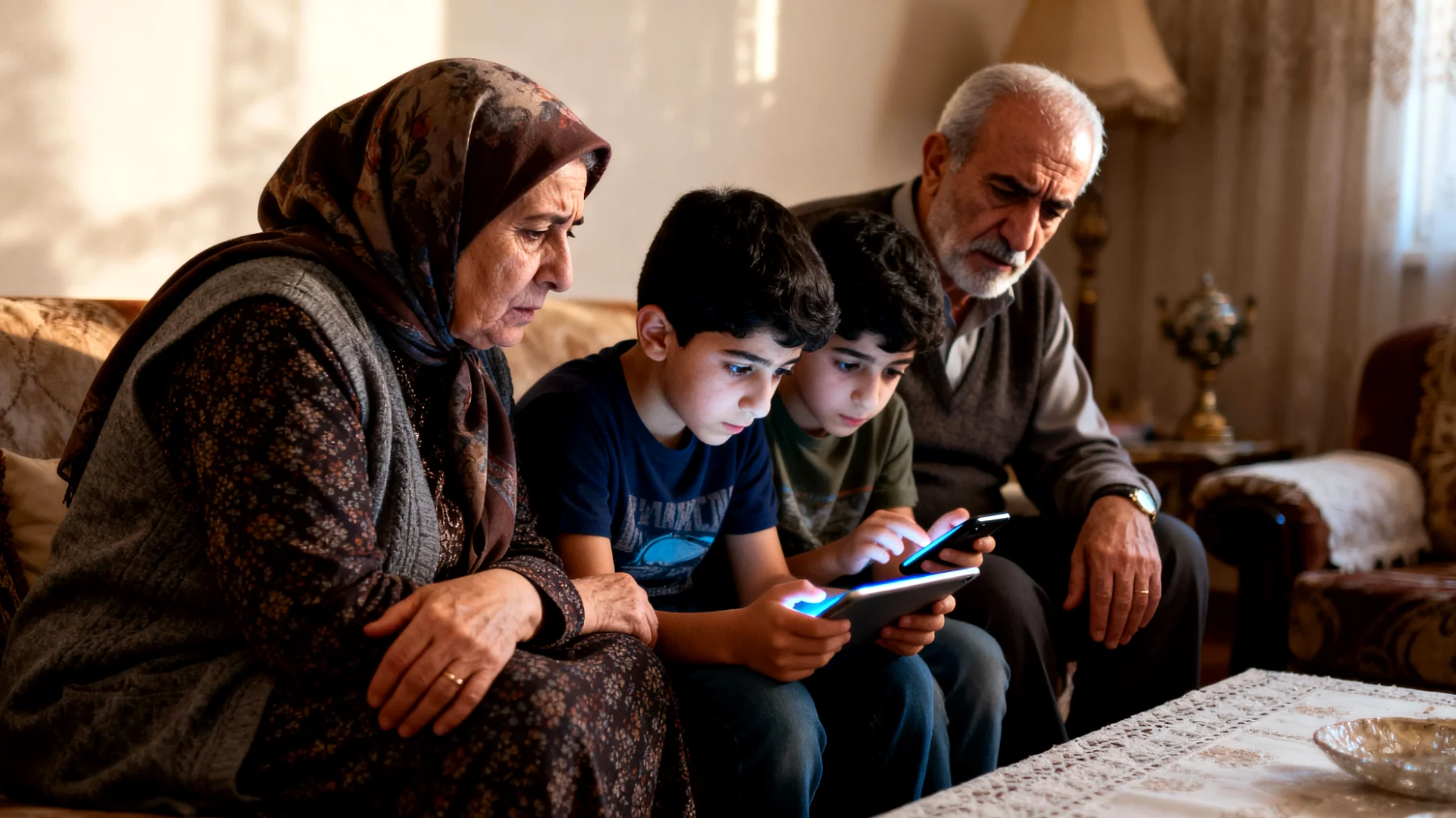 Büyükanne ve büyükbaba, küçük torunlarının tablet ve akıllı telefon kullanımını nasıl sınırlandırabileceklerini bilmiyorlar. Torunlar ekran başında çok fazla zaman geçiriyor ve büyükanne-büyükbaba cihazları aldığında ağlama nöbetleri yaşanıyor."