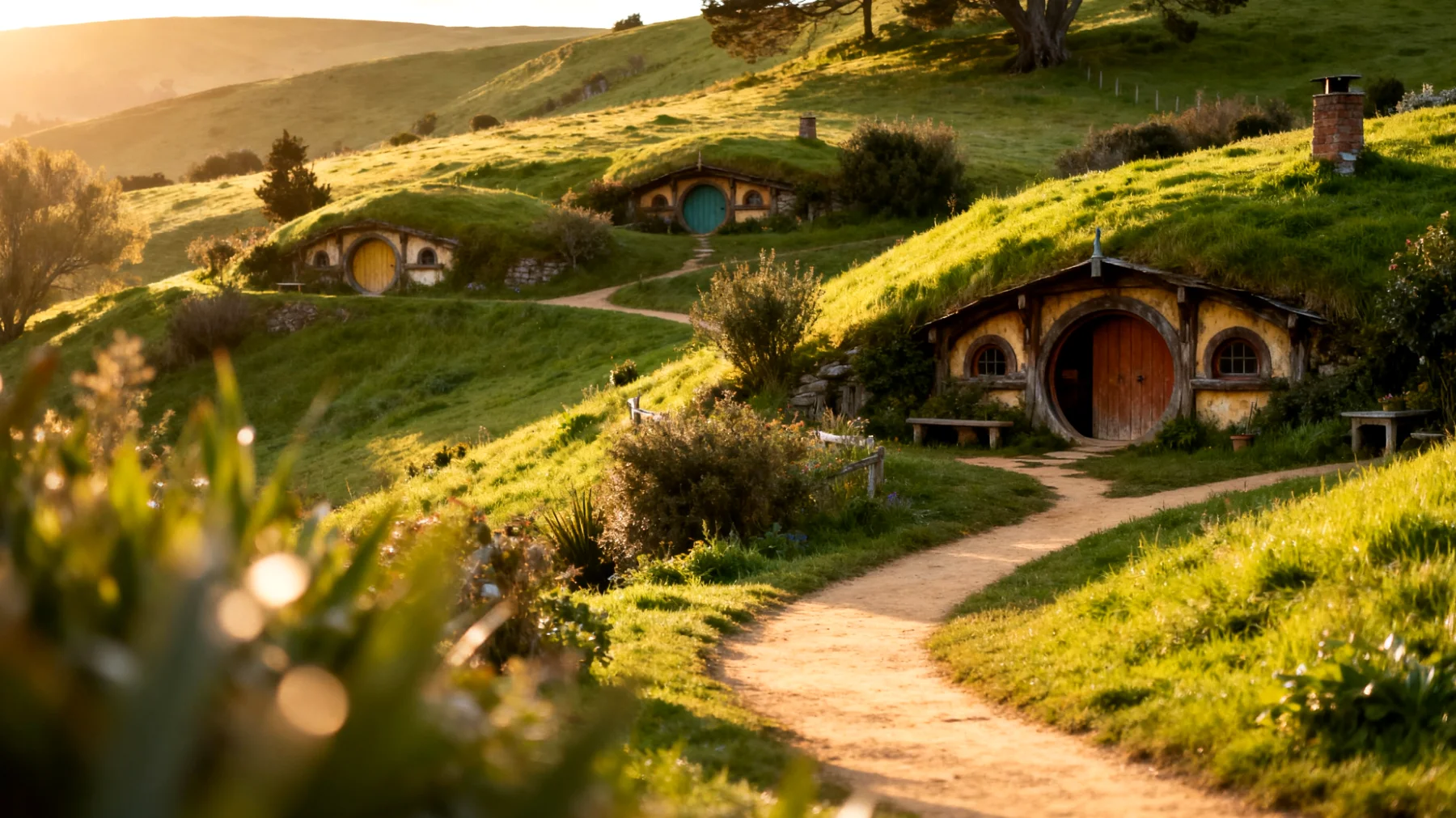 Hobbiton Movie Set"