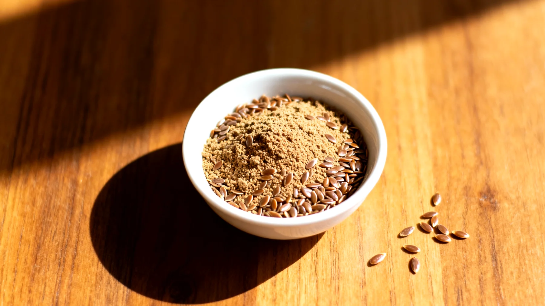 Keten tohumu (Linum usitatissimum) - öğütülmüş veya önceden ıslatılmış"