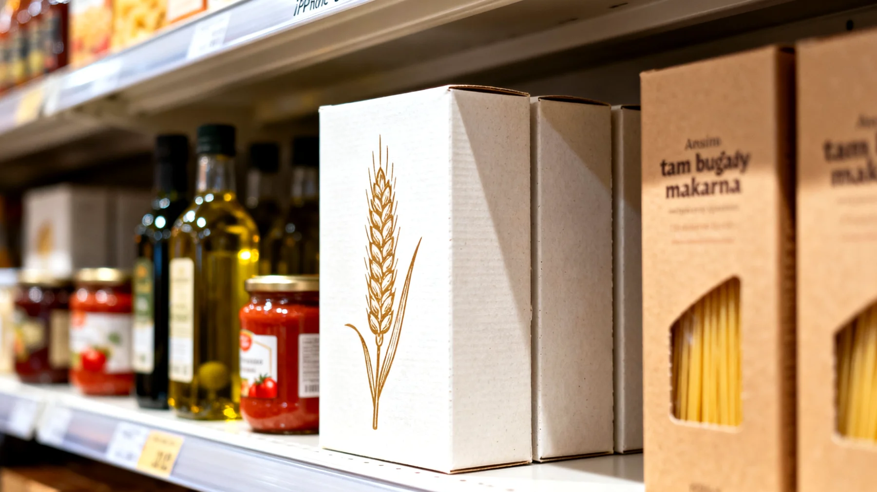 Tam buğday makarna"